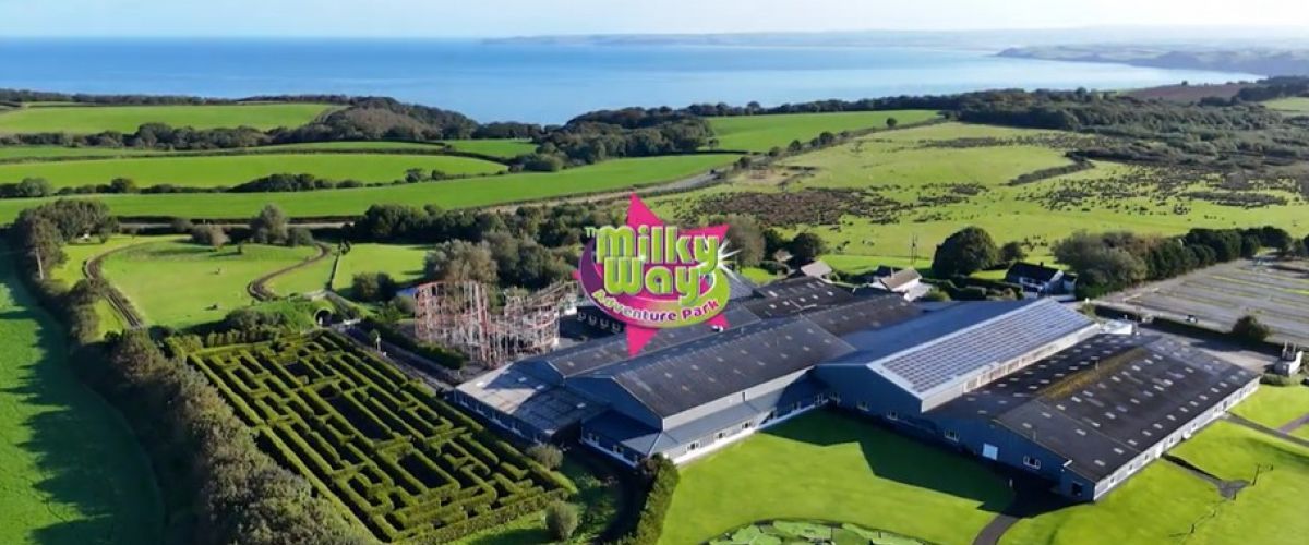 Aerial view of Milky Way